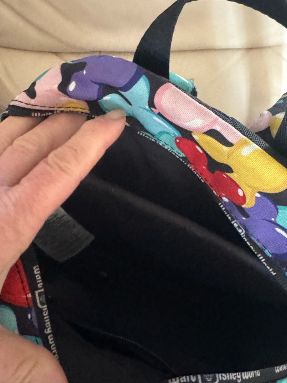 Colorful Bubble Print Mini Backpack - Picture 2 of 3